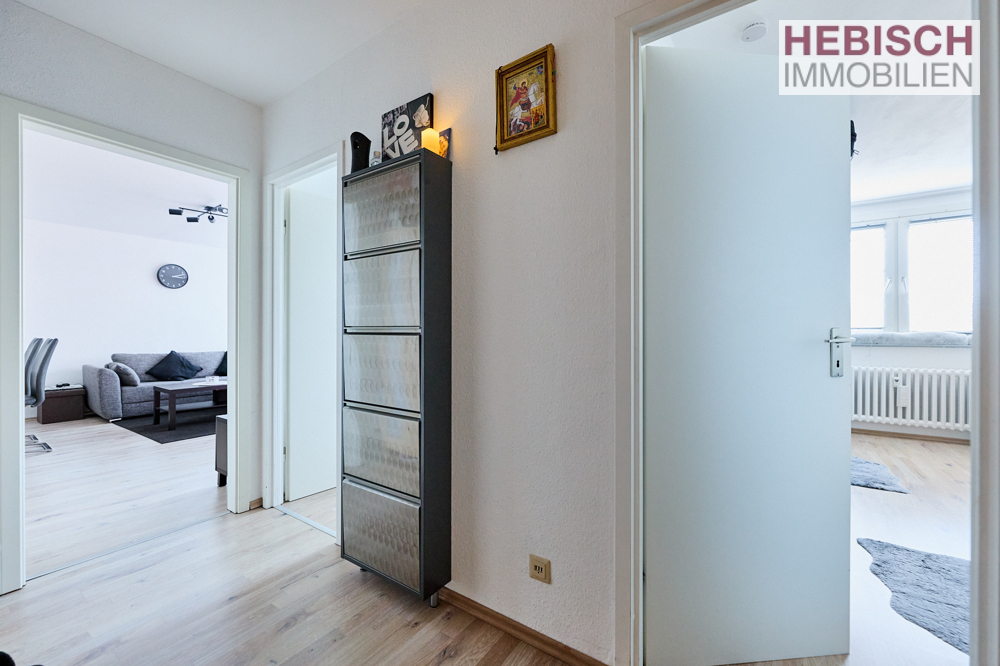 + VERKAUFT +GUT GESCHNITTENE 2-ZIMMER KDB MIT LOGGIA+TG-STELLPLATZ OPTIONAL ZUM KAUF NORDBEZIRK +