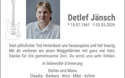 + In liebevoller Erinnerung +