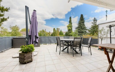 + Neu zur Vermietung: XXL-Terrasse + XXL-Wohn-Esszimmer + 1 Garage inklusive + 2. Garage optional +